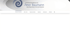Desktop Screenshot of hypnosepraxis-baumann.de